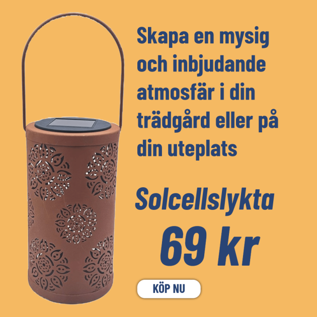 Solcellslampa