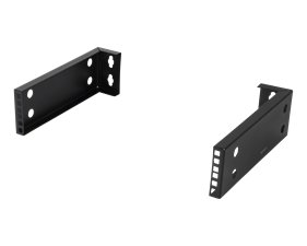 DELTACO 10”-19” väggstativ med justerbar bredd, 2U, 15kg last