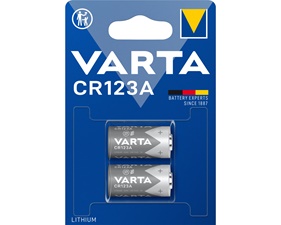 CR123A 3V Lithium Battery 2-pack
