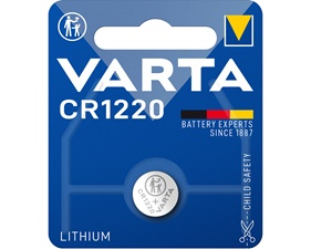 CR1220 3V Lithium Button Cell Battery, 1-pack