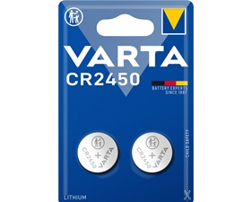 CR2450 3V Lithium Button Cell Battery 2-pack