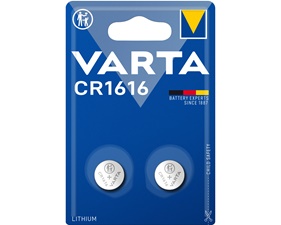 CR1616 3V Lithium Button Cell Battery 2-pack