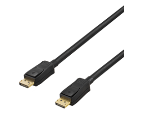 DisplayPort kabel 20m, 20-pin ha - ha, svart