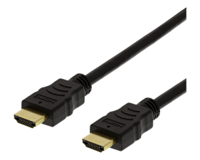 HIGH-SPEED FLEX HDMI cable, 1M, 4K UHD, svart