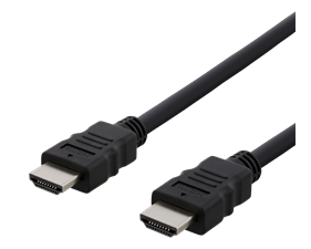 HDMI cable CCS, HDMI High Speed w/Ethernet, FSC, 2,0m, svart
