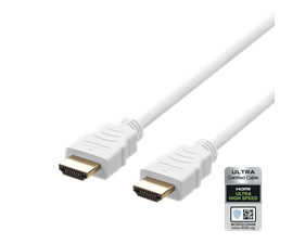HDMI kabel 1m ULTRA High Speed, 48Gbps, vit