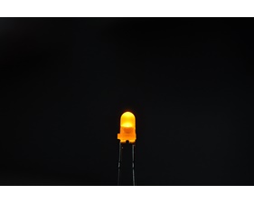 Diffused Yellow 3mm LED (10 pack)