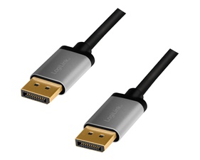 DisplayPort-kabel 4K/60Hz Aluminium 1m
