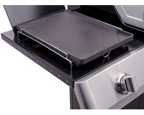 Cast iron hot plate including stand
