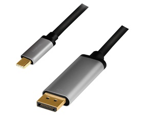 USB-C -> DisplayPort 4K/60Hz Aluminium 1,8m
