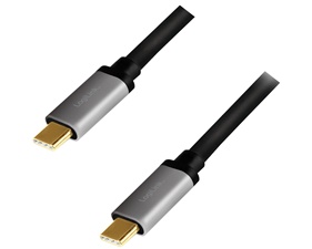 USB-C-kabel PD 3.0 100W 10Gbps 4K/60Hz Alu 1m