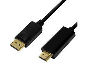 DisplayPort 1.2 -> HDMI 1.4 4K 2m Black