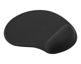 DELTACO OFFICE Ergonomic mouse pad with gel, black