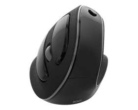 DELTACO Office Wireless vertical ergonomic mouse, silent clicks, 2400