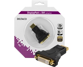 DisplayPort till DVI-I Single Link adapter, 1080p