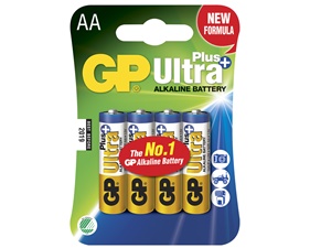 Ultra Plus Alkaline AA 4-pack