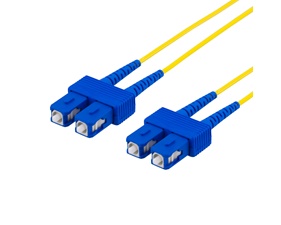 DELTACO fiberkablage SC - SC, duplex, singlemode OS2, 10m