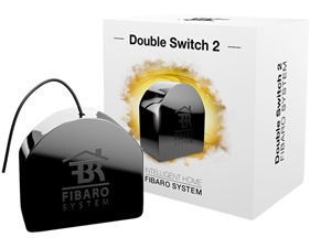 Inbyggnadsrelä med 2 kanaler - Double Switch 2 (2x1,15kW)