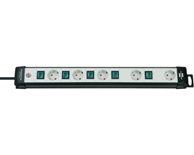 Premium Line Technics, grenuttag, 5xCEE 7/4, 1xCEE 7/7, 3m kabel