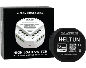 Built-in thermostat and relay 16A - HELTUN