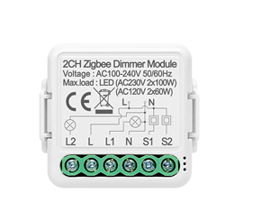 Zigbee Dual Dimmer - 2-Channel Smart Dimmer