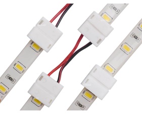 Vädertålig 2-pin LED-list connector - 10mm
