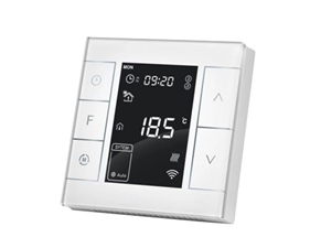 Thermostat for water-based underfloor heating