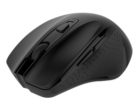 DELTACO Wireless office silent mouse, ergonomic shape, USB rec