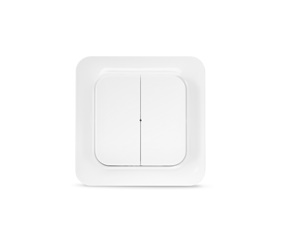 Wall transmitter 2-channel, On / Off and dimmer, 3-way switch function - Eljo trend look alike - Nexa WT-2