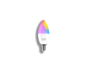 NOUS Smart LED-lampa E14 – RGB, WiFi, Matter-stöd