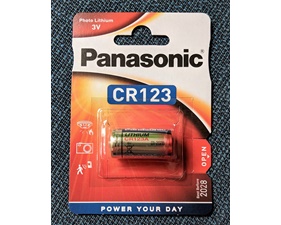Batteri Lithium 3V CR123A