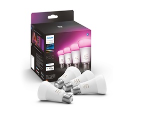 Hue White and Color Ambiance 6,5W A60 E27 4 Pack - Special bundle