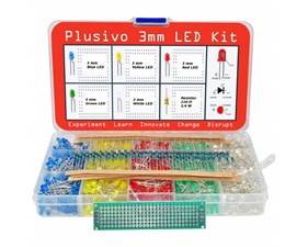 Kit with light-emitting diodes - 3mm diffused LEDs (1000 in total)