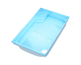 Poolpaket Glasfiberpool - 6x3,2m - Aspö - Med smart styrning