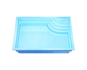 Poolpaket Glasfiberpool - 6x3m - Utö - Med smart styrning