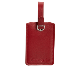 Luggage tag x 2 Red
