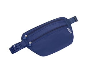 Value Belt with RFID Protection Blue