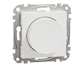 Smart rotary dimmer with neutral - White - Schneider Wiser