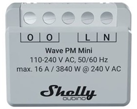 Z-Wave, Shelly Qubino Wave Mini PM, Energimätare