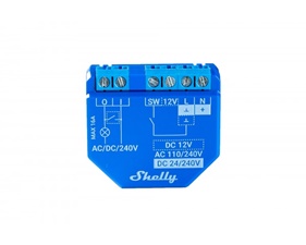Enkanalig fjärrströmbrytare för inbyggnad WiFi & Bluetooth - Shelly 1 PLUS