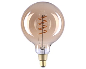 FYND Shelly Vintage - G125 - E27 - Smart Filamentlampa