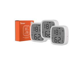 Temperatur/luftfuktighetsmätare med skärm | 3-pack