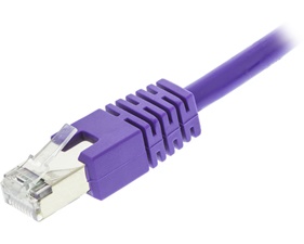 Nätverkskabel 1m F/UTP Cat6, LSZH, lila