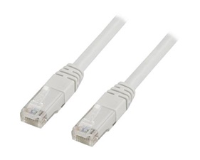 Network cable UTP Cat6 patch cable 2m, white