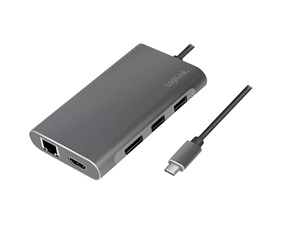 USB-C Dock 8-in-1 HDMI/DP/RJ45/USB/USB-C 100W