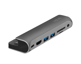 USB docking station iPad 7-port USB3.2 Alu