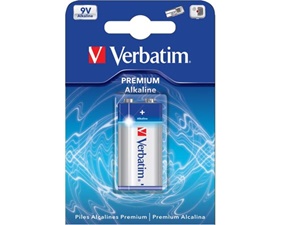 Verbatim battery, 9V / 6LR61, Alkaline, 1-pack
