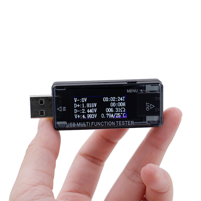 Current Voltage Tester USB Ports Digital Display USB Multifunction Tester MT