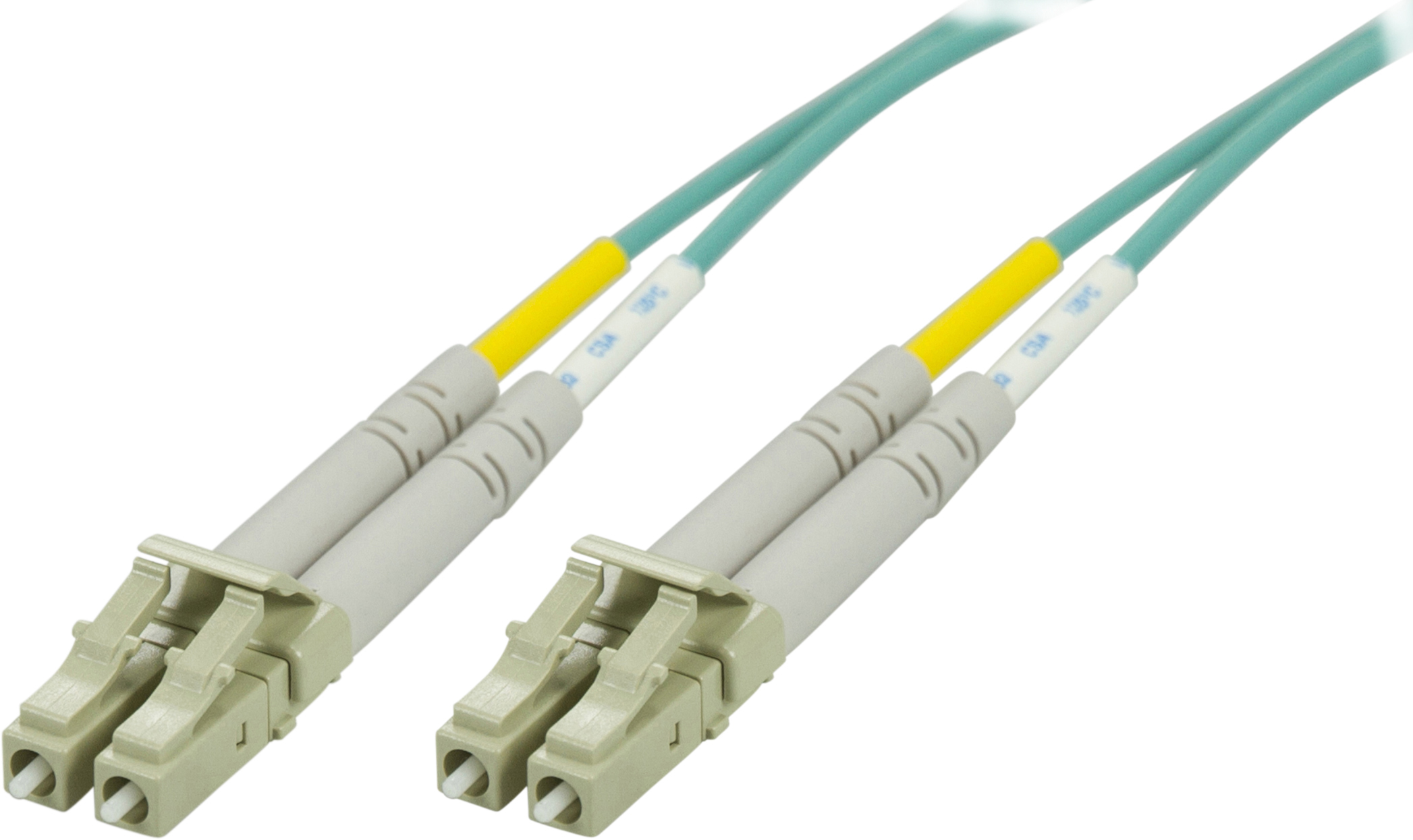DELTACO OM3 fiberkabel LC - LC, duplex, multimode, 50/125, 1,5m